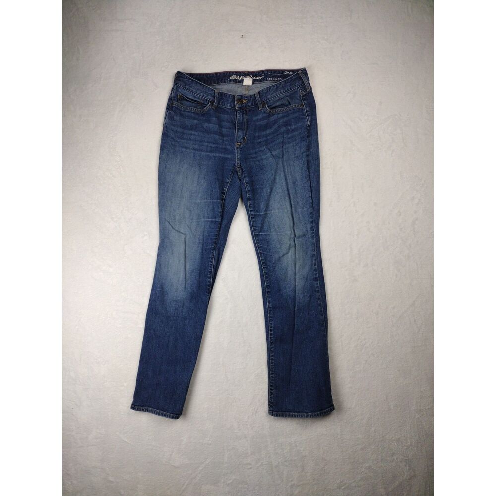 Women's Eddie Bauer‎ Curvy Fit Bootcut Jeans S10